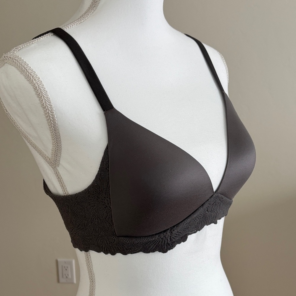 Aerie Sunnie Bloom Lace Wireless Lightly Lined Bra 34 B - Picture 6 of 7